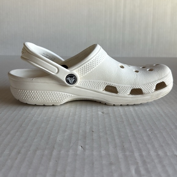 Crocs White Classic Clogs - Picture 5 of 11
